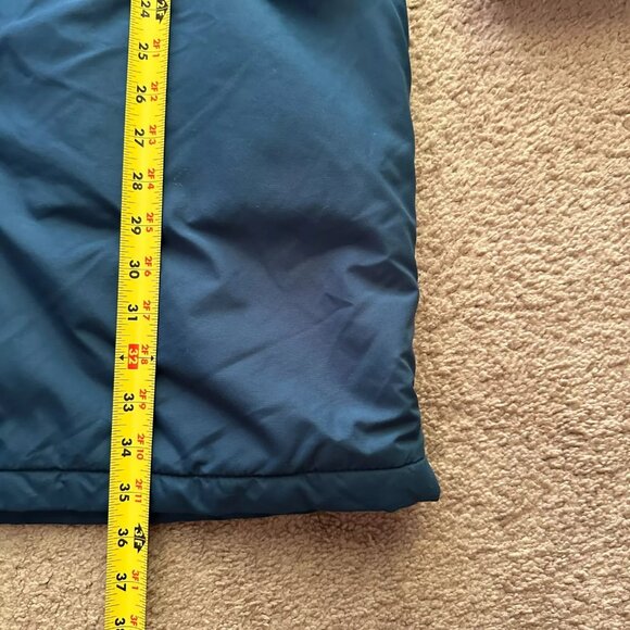 LL Bean Jacket Womens XL Vtg Wool Full Zip Blue Purple USA Made Hood - Picture 9 of 13